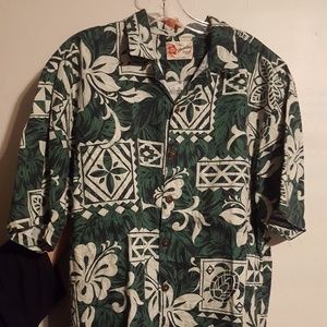 Hilo Hattie Hawaiian Shirt Large